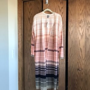 Beautiful striped duster